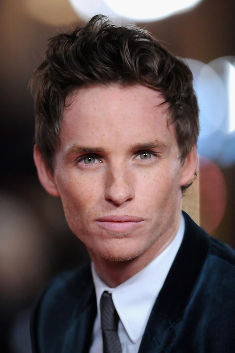 Eddie Redmayne at the world premiere of "Les Miserables" in London.