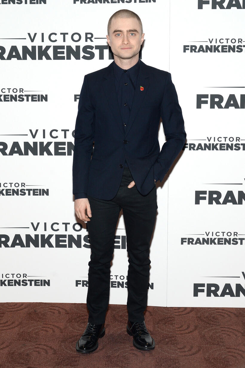 Daniel Radcliffe at the New York premiere of "Victor Frankenstein."