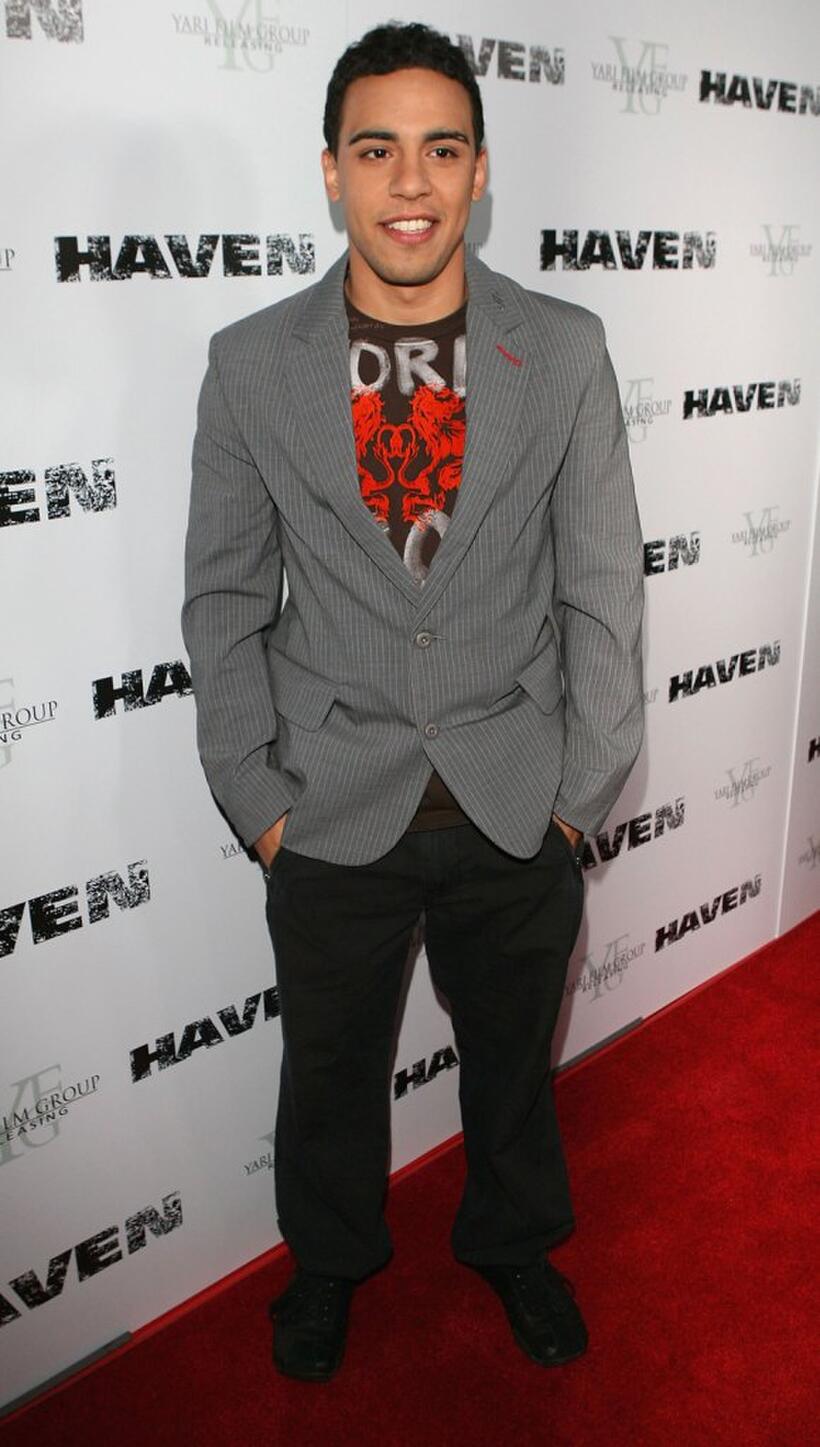 Victor Rasuk at the premiere of "Haven."