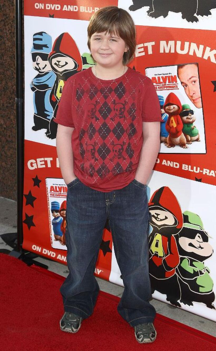 Conner Rayburn at the DVD release party and charity concert event for "Alvin and the Chipmunks."