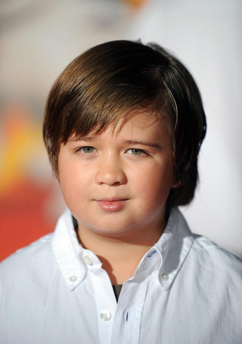 Conner Rayburn at the premiere of "Bolt."