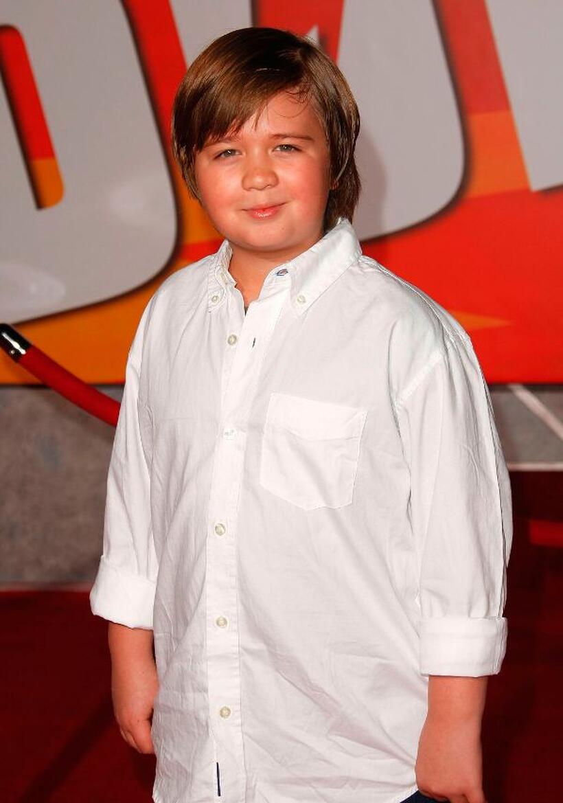 Conner Rayburn at the premiere of "Bolt."