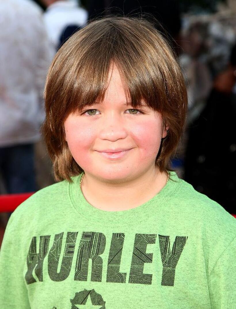 Conner Rayburn at the world premiere of "Wall-E."