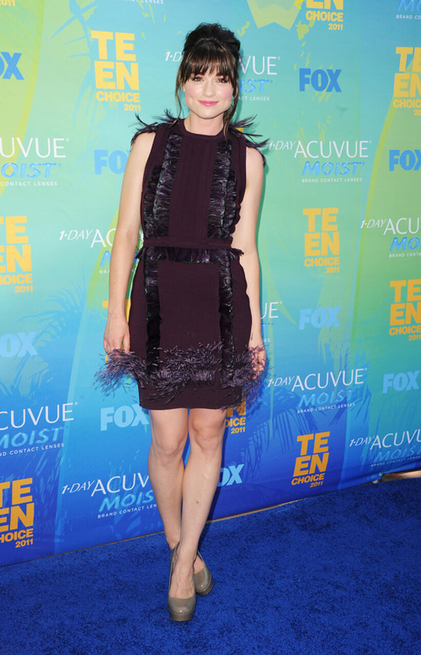 Crystal Reed at the 2011 Teen Choice Awards in California.