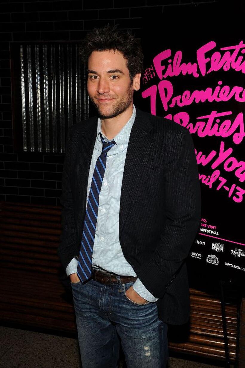 Josh Radnor at the after party of the New York premiere of "Happythankyoumoreplease."