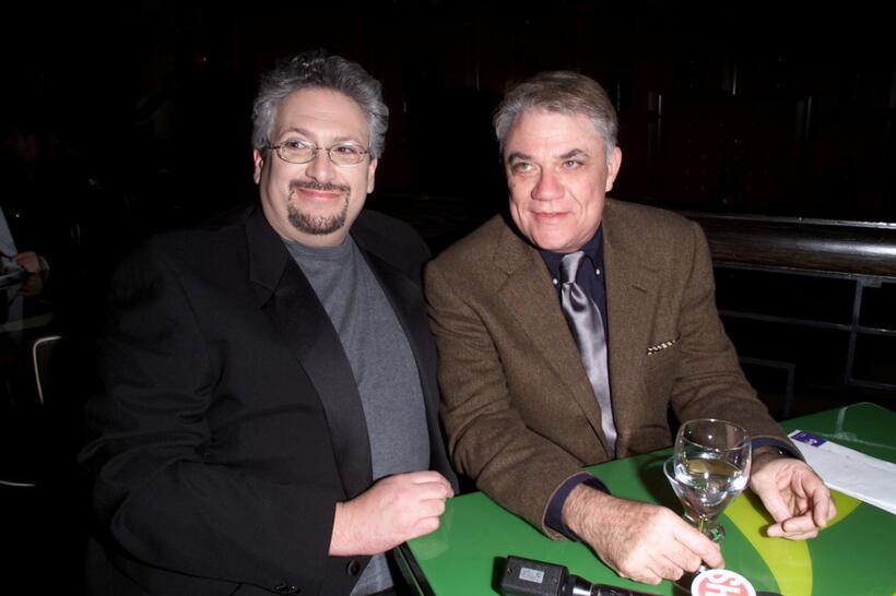 Harvey Fierstein and Rex Reed at the special world premiere screening of "Queer as Folk."