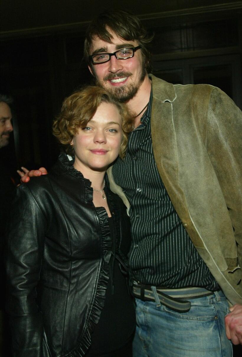 Ana Reeder and Lee Pace at the after party of the Opening night of "Small Tragedy."