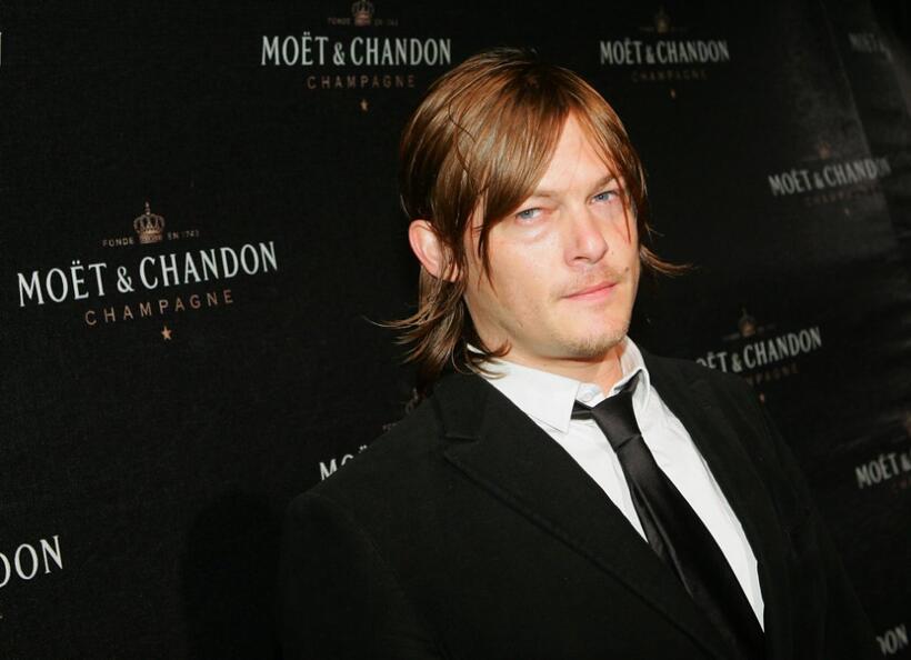 Norman Reedus at the Moet and Chandon Fabulous Fete on Liberty Island.