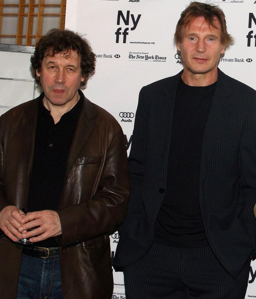 Stephen Rea and Liam Neeson at the NYFF premiere of "Breakfast On Pluto."