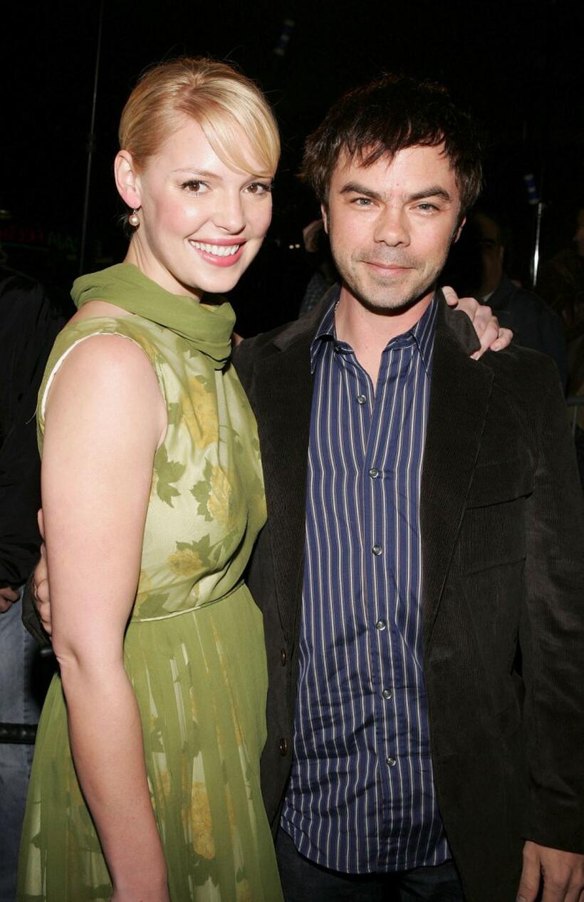 Katherine Heigl and Jed Rees at the Hollywood premiere of "The Ringer."