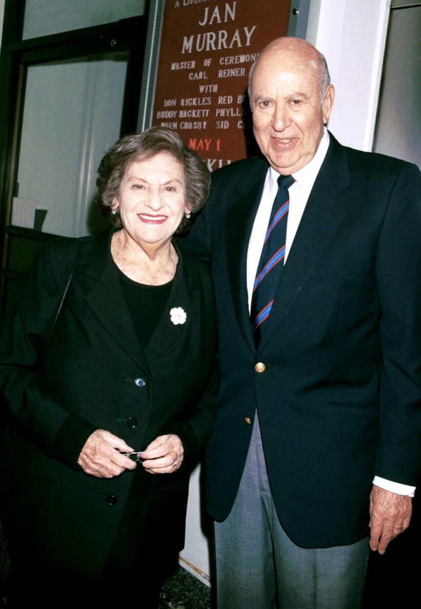 Estelle Reiner and Carl Reiner at the Friars Club Tribute To Jan Murray.