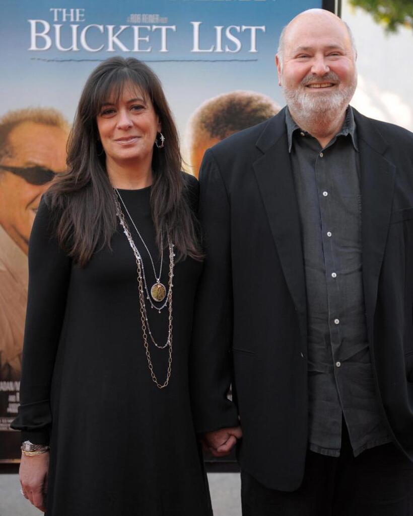 Rob Reiner and his wife Michele Singer at the Hollywood premiere of "The Bucket List".