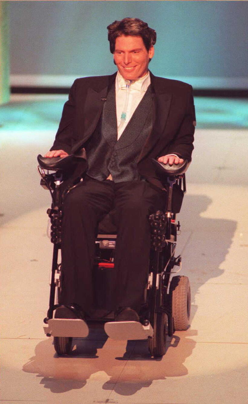 Christopher Reeve at the 68th Annual Academy Awards.