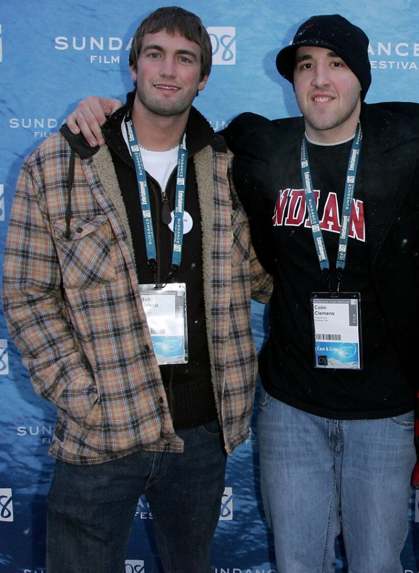 Mitch Reinholt and Colin Clemens at the premiere of "American Teen" during the 2008 Sundance Film Festival.
