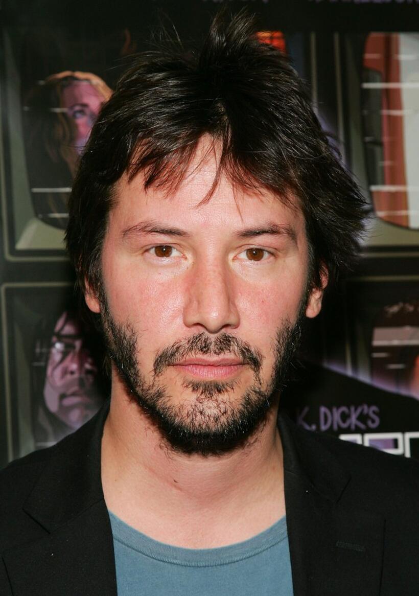 Keanu Reeves at the Film Society screening of "A Scanner Darkly".