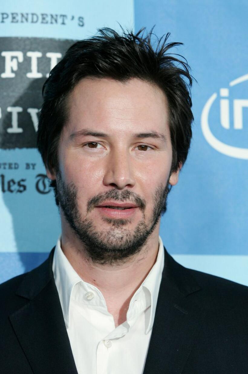 Keanu Reeves at the premiere of "A Scanner Darkly".