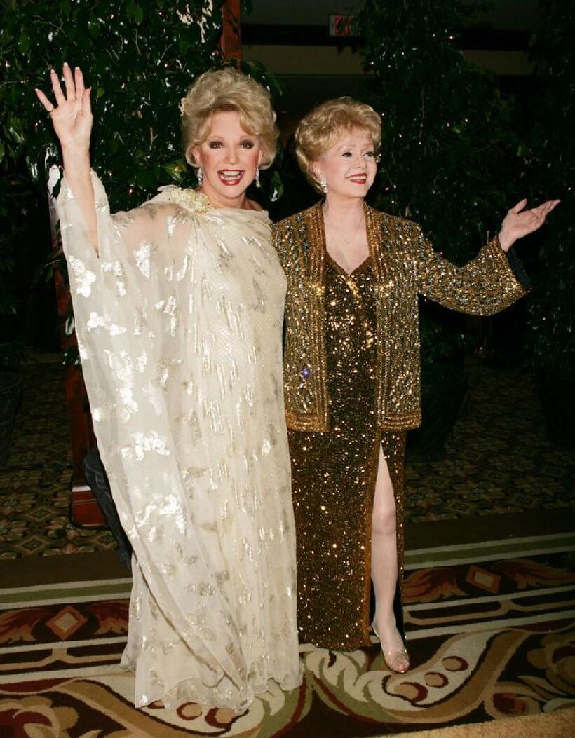 Debbie Reynolds and Rute Lee at the Thalians 50th Anniversary Gala.