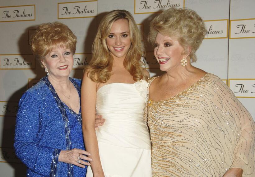 Debbie Reynolds, Andrea Bowen and Ruta Lee at the 51st Annual Thalians Ball.