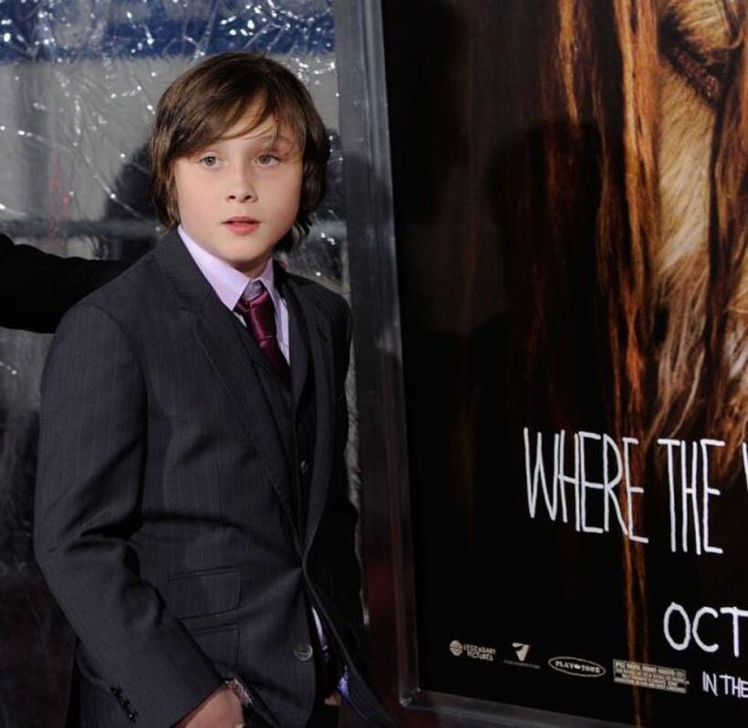 Max Records at the New York premiere of "Where The Wild Things Are."