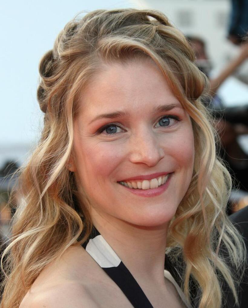 Natacha Regnier at the screening of "Chacun Son Cinema" (To Each His Own Cinema) during the 60th Cannes Film Festival.