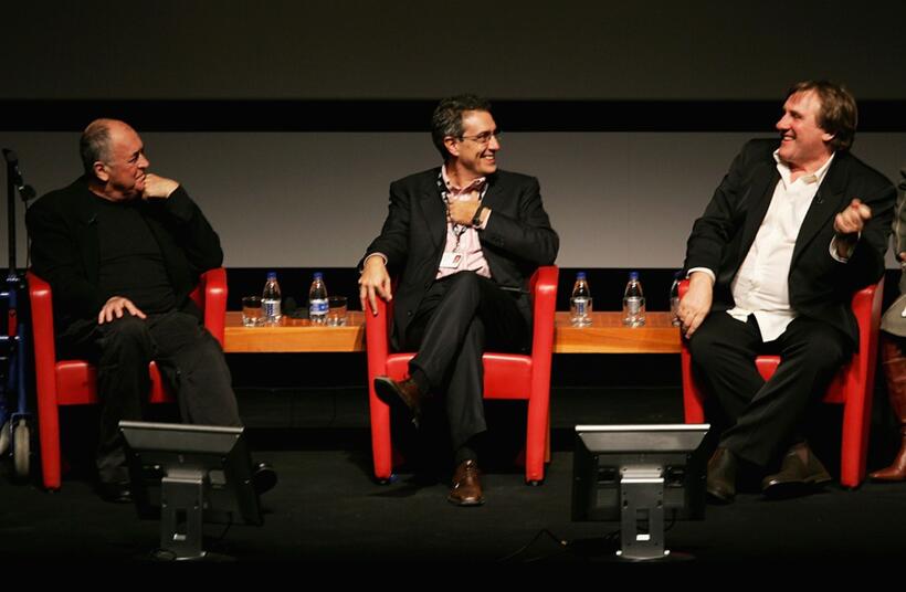 Bernardo Bertolucci and Gerard Depardieuat the 2nd Rome Film Festival.