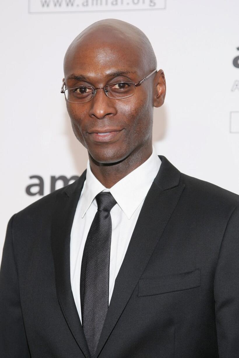 Lance Reddick at the amfAR New York Gala.