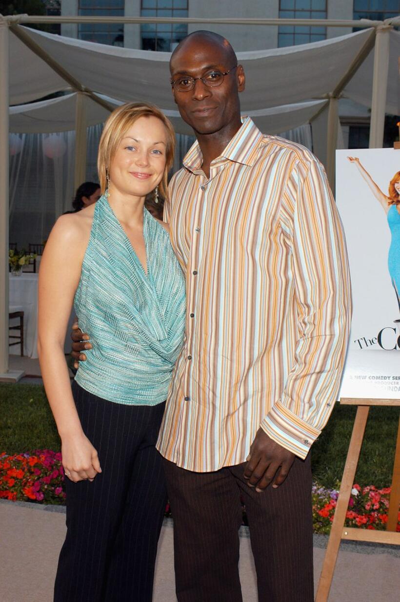 Lance Reddick at the premiere of "The Comeback."