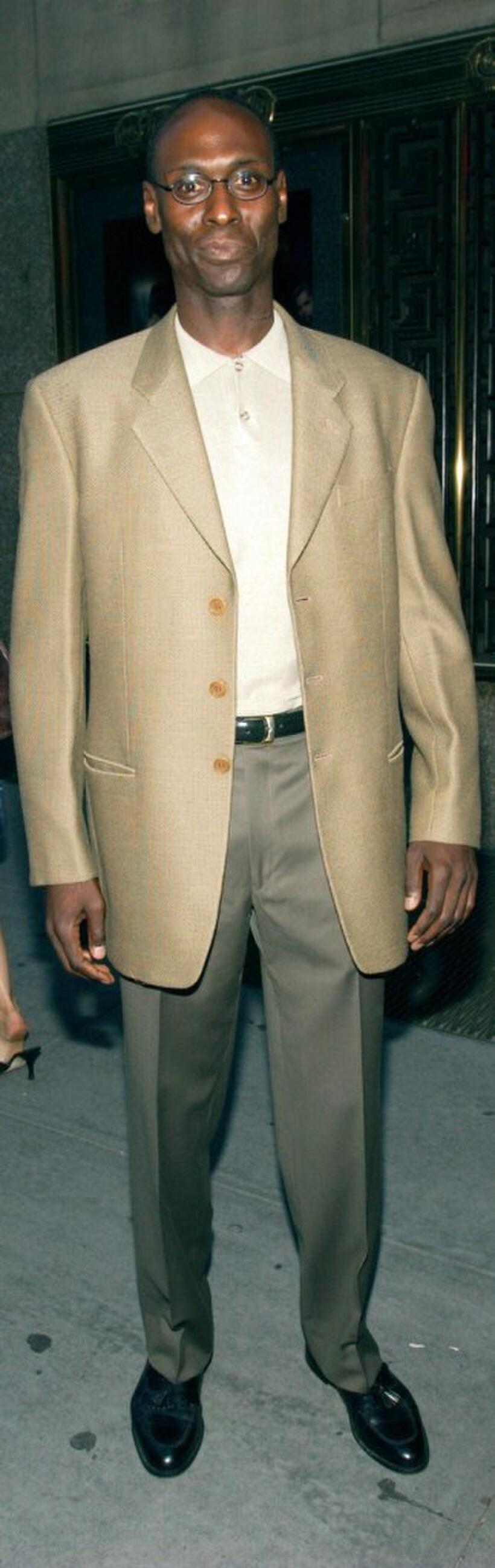 Lance Reddick at the premiere of "The Sopranos."