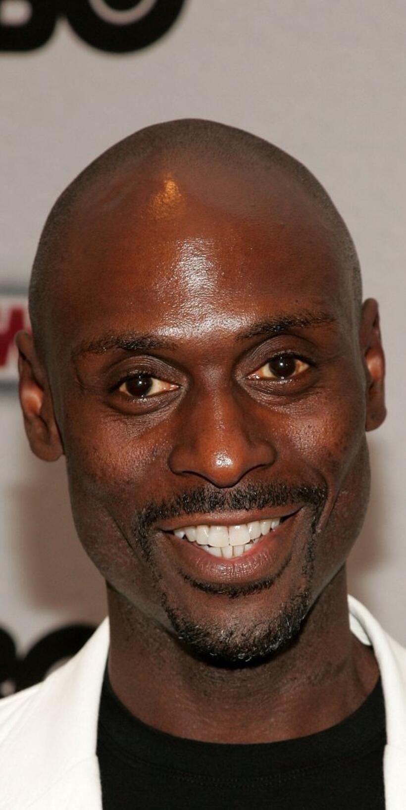Lance Reddick at the premiere of "The Wire."
