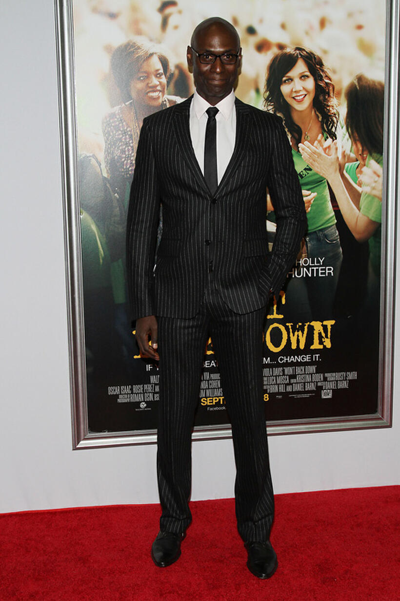 Lance Reddick at the New York premiere of " Won't Back Down."