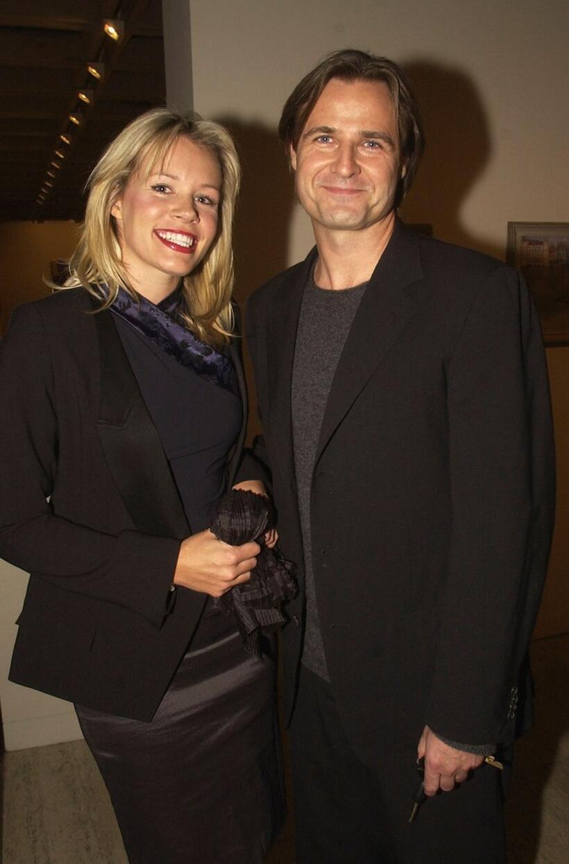 Blainey North and Simon Reynolds at the Australias National Shakespeare Company salute dinner.