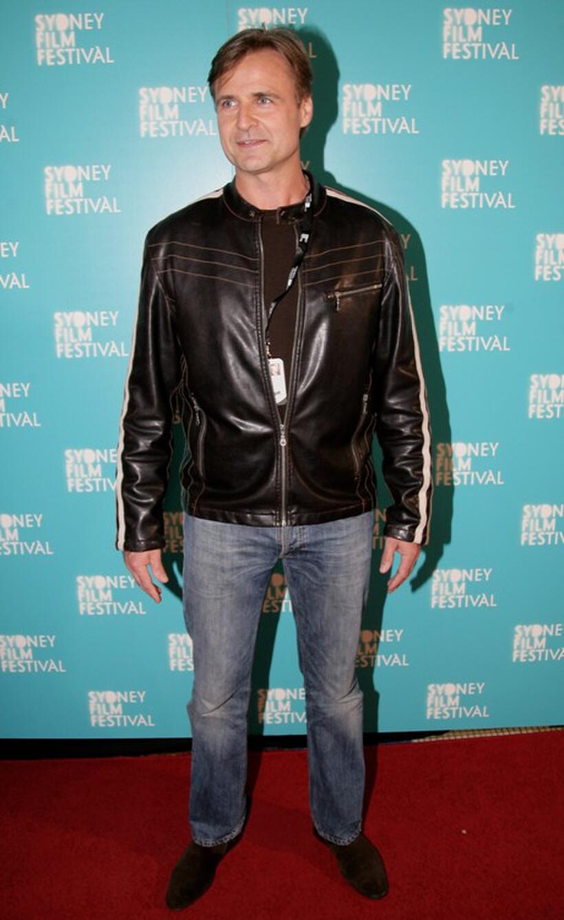 Simon Reynolds at the Australian premiere of "Red Cliff" during the Sydney Film Festival.