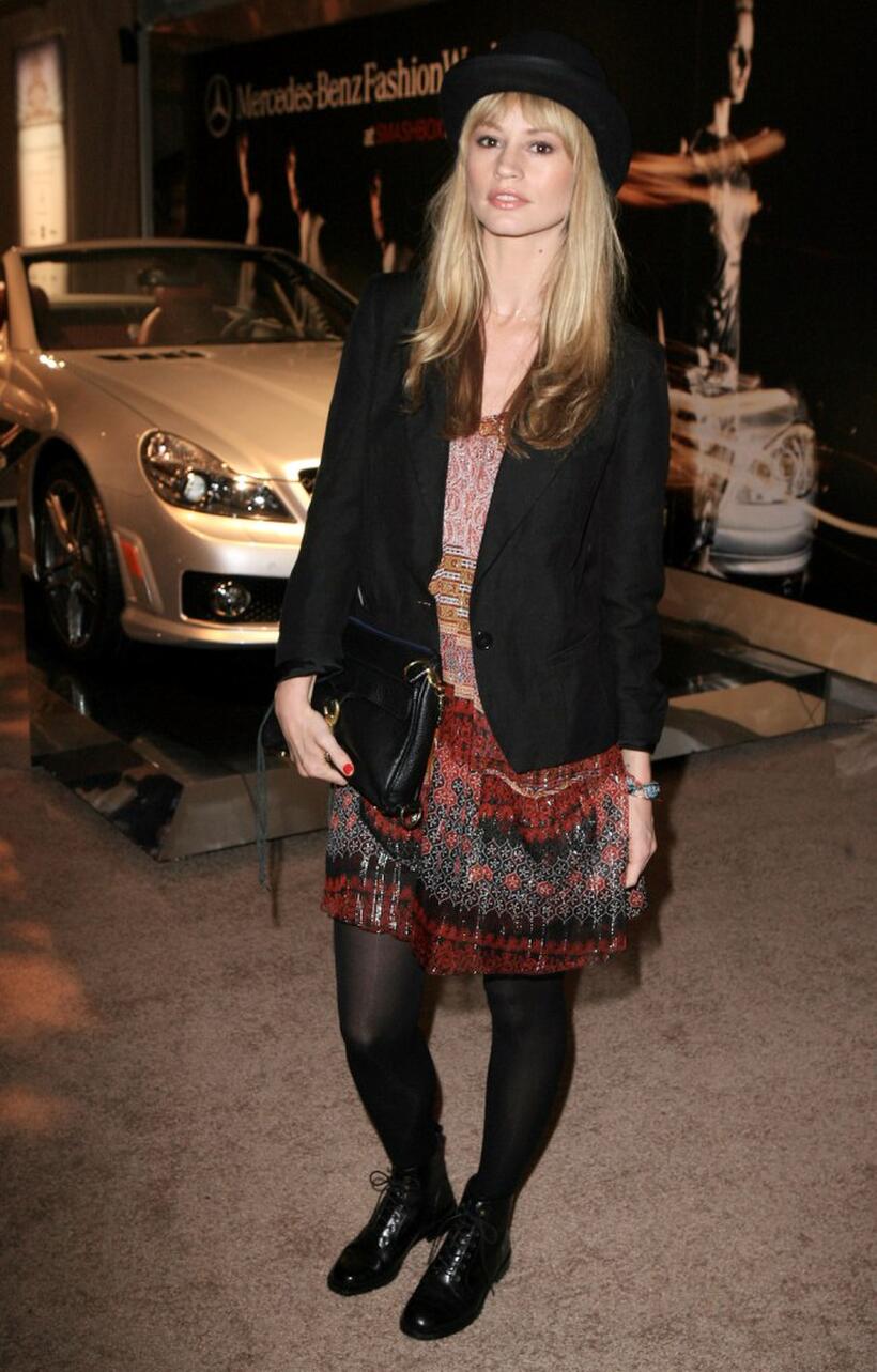Cameron Richardson at the Mercedes-Benz Fashion Week.
