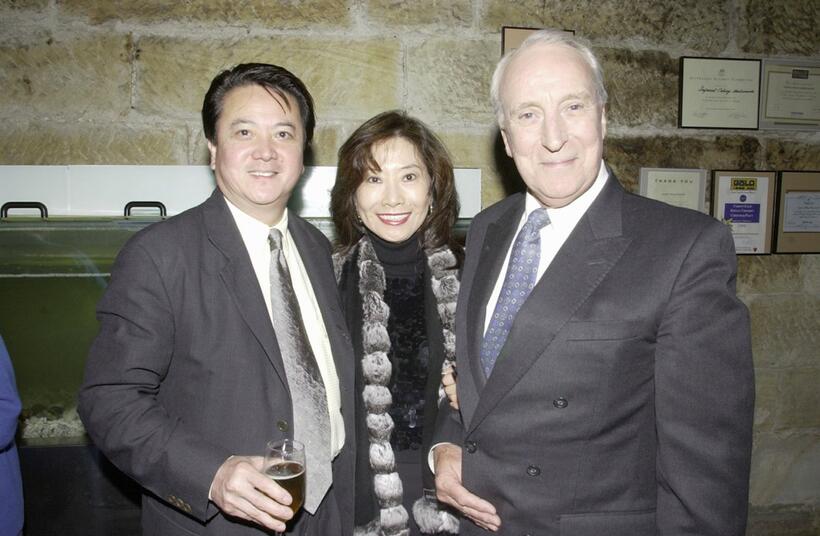 Ian Richardson Obe, Joseph and wife at the Sydney Premiere of "The Hollow Crown".