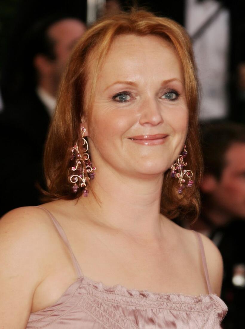 Miranda Richardson at the 59th International Cannes Film Festival, attends premiere of "Paris Je T'aime".