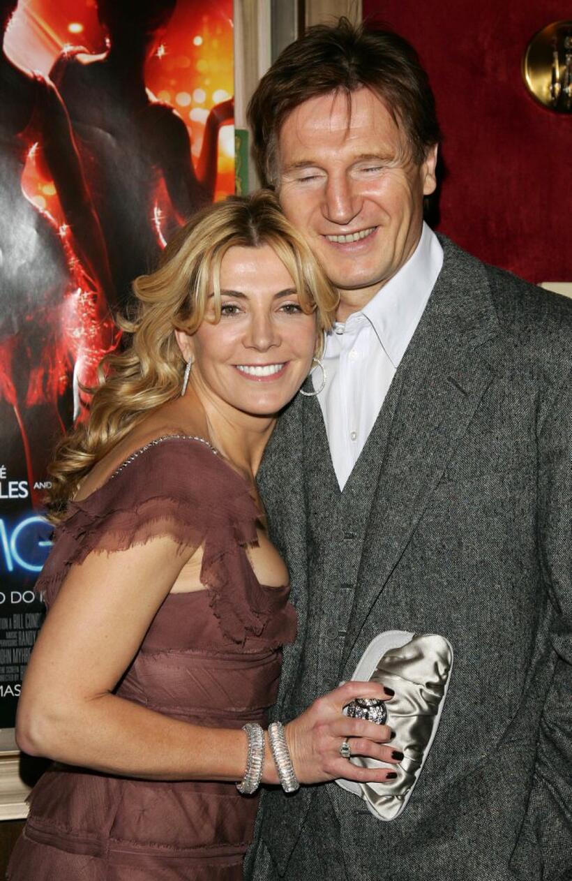 Natasha Richardson and Liam Neeson at the premiere of "Dreamgirls".