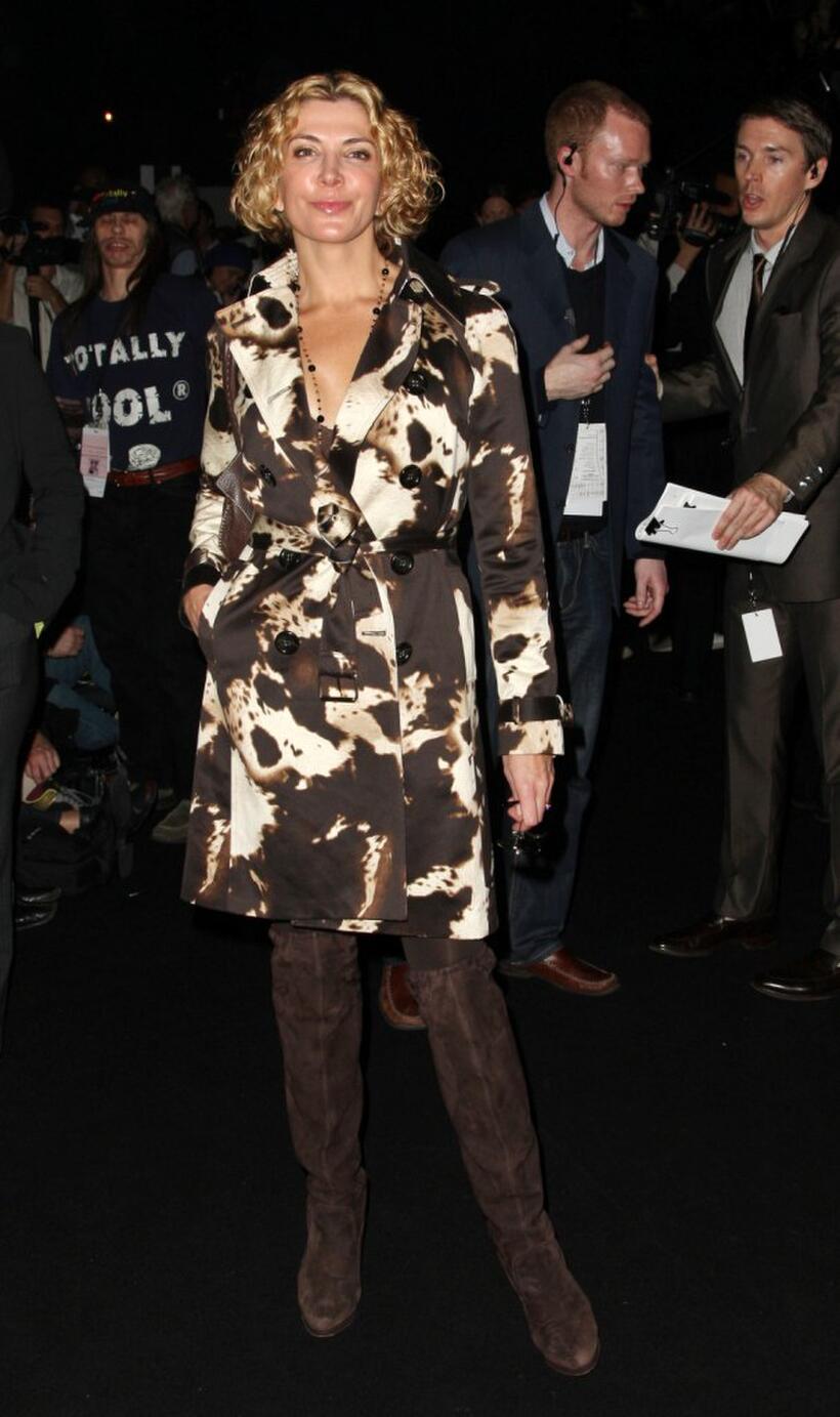 Natasha Richardson at the Michael Kors Fall 2008 fashion show during the Mercedes-Benz Fashion Week Fall 2008.