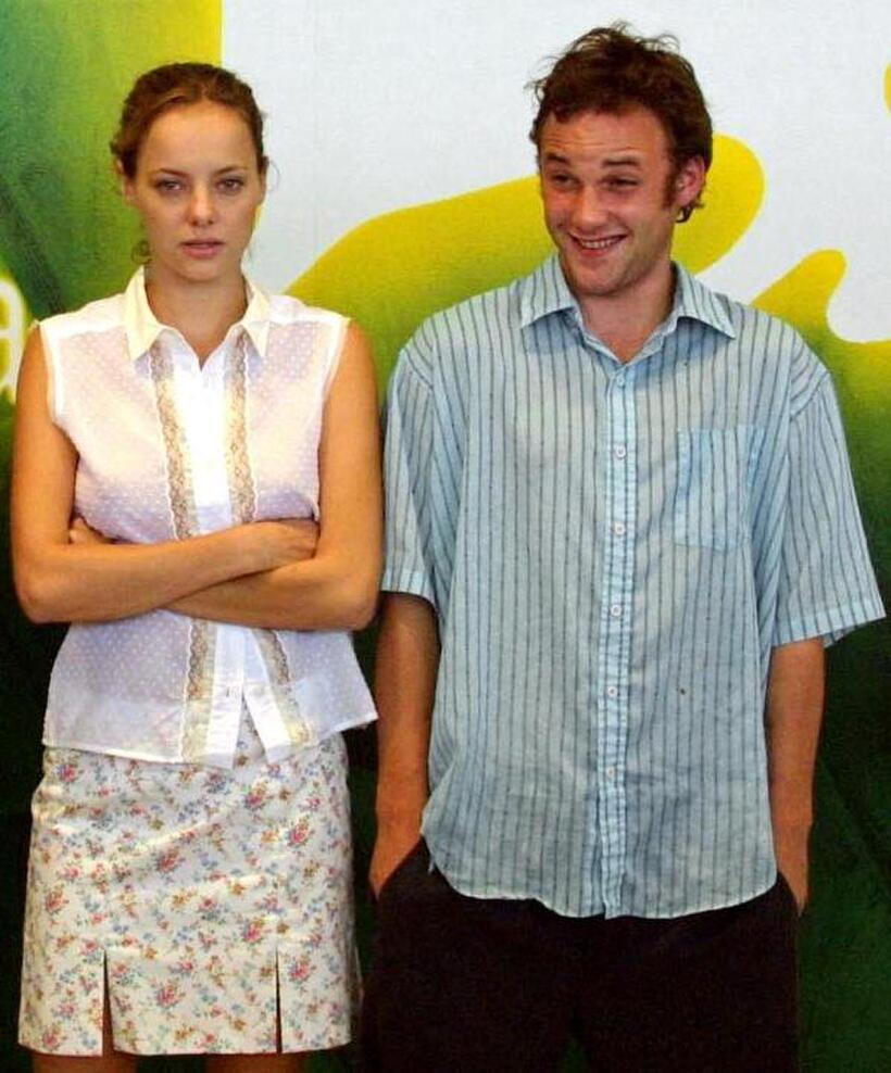 Bijou Phillips and Brad Renfro at the photocall of "Bully" during the 58th International Film Festival.
