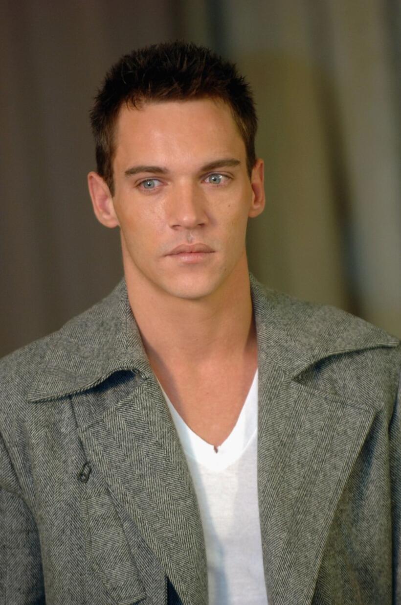 Jonathan Rhys-Meyers at Rome for the photocall of "Match Point."