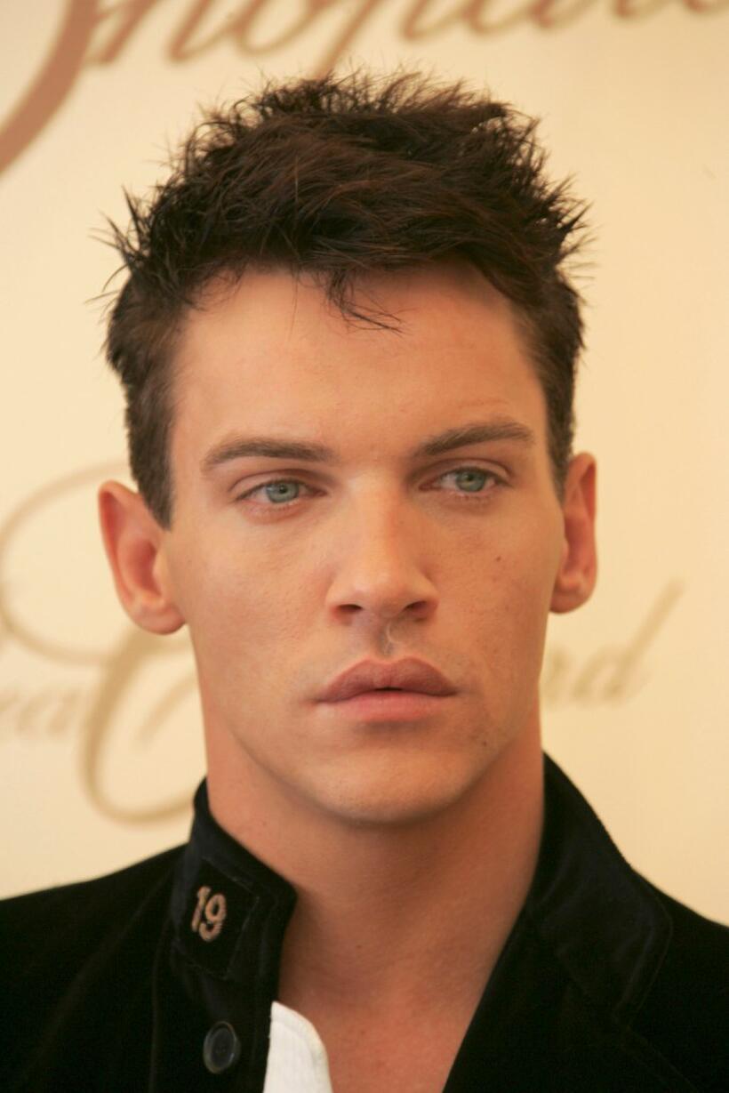 Jonathan Rhys-Meyers at the Chopard trophy winner press conference.
