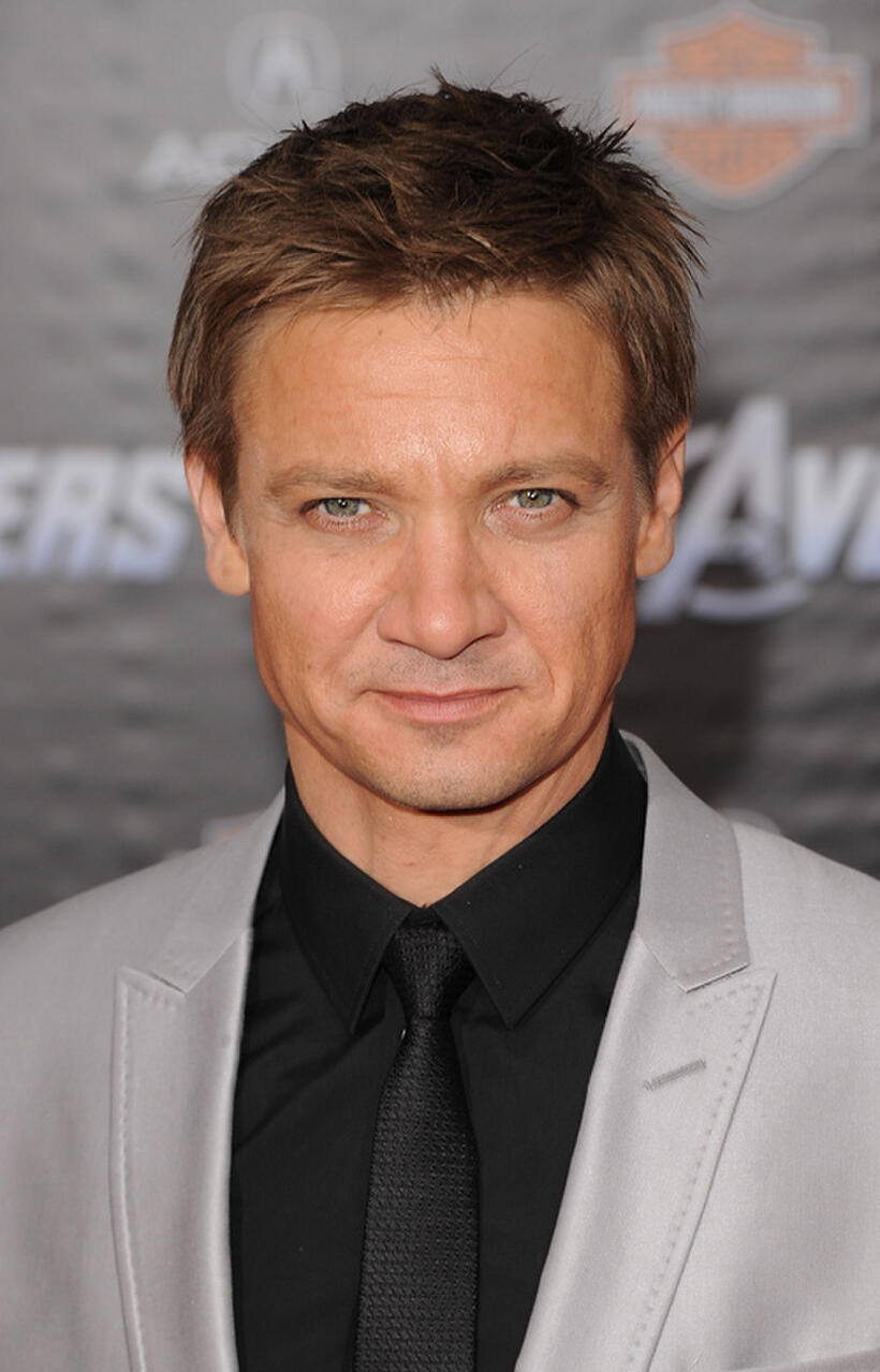 Jeremy Renner at the California premiere of "Marvel's The Avengers."