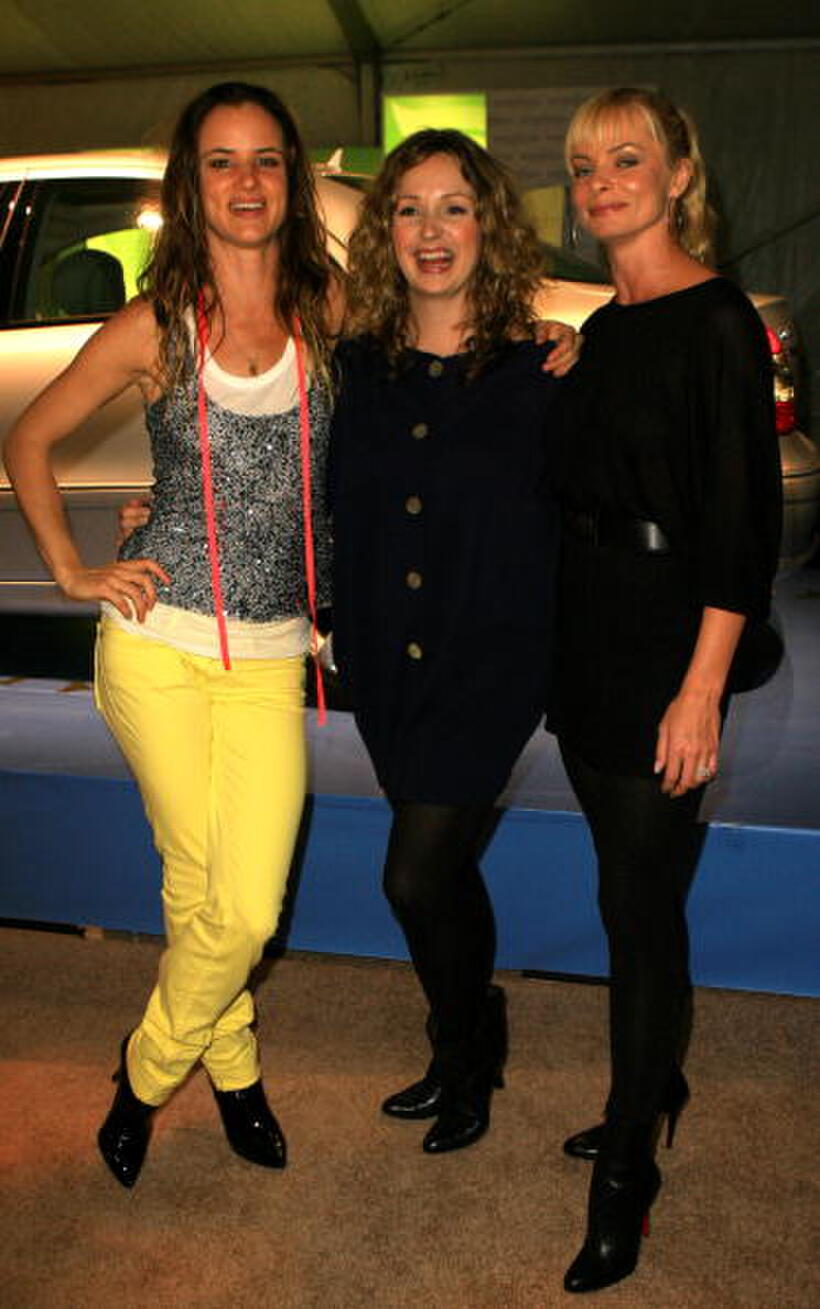Juliette Lewis, Marissa Ribisi and Jaime Pressly at the Whitley Kros Spring 2008 fashion show during the Mercedes Benz Fashion Week.