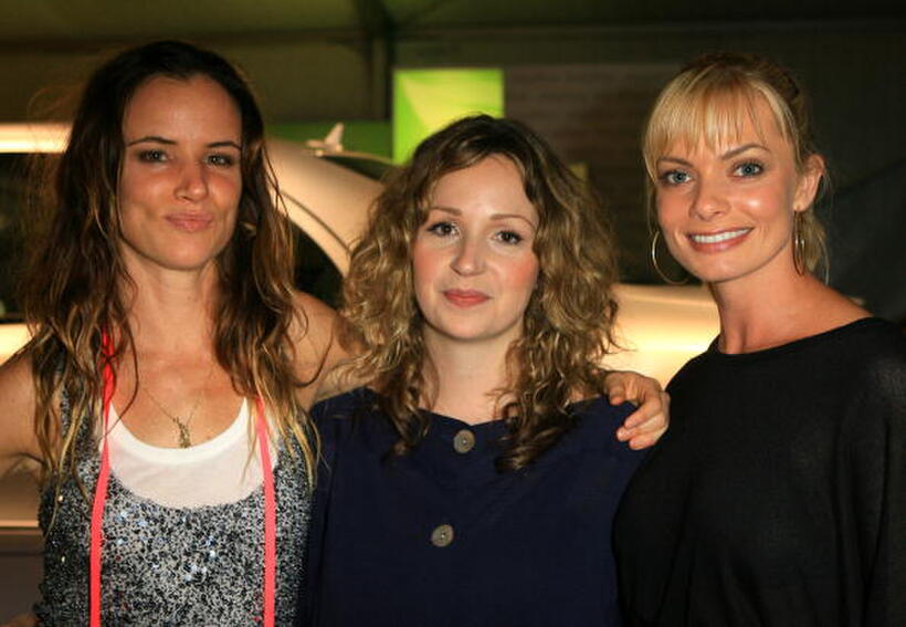 Juliette Lewis, Marissa Ribisi and Jaime Pressly at the Whitley Kros Spring 2008 fashion show during the Mercedes Benz Fashion Week.