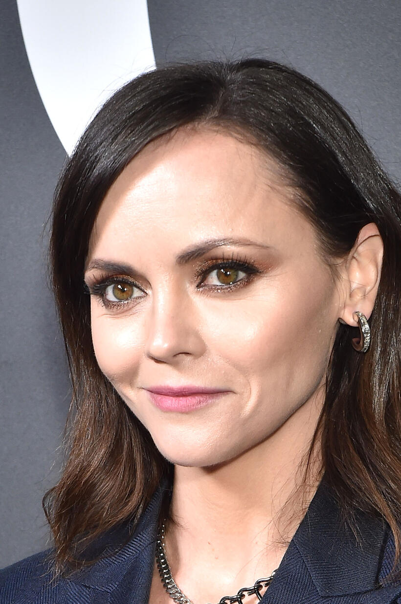 Christina Ricci at the Dior Homme Menswear Fall/Winter 2020-2021 show during Paris Fashion Week.