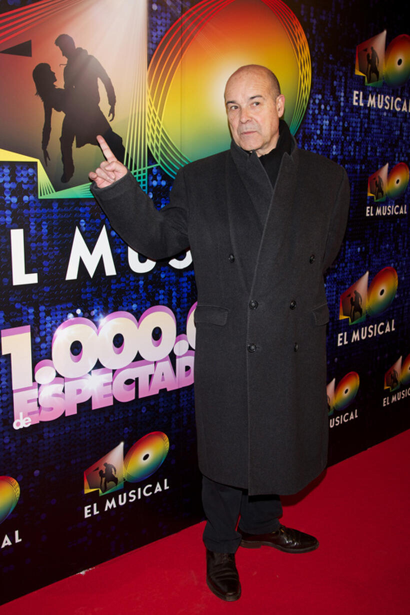 Antonio Resines at the Madrid premiere of "40 El Musical'."