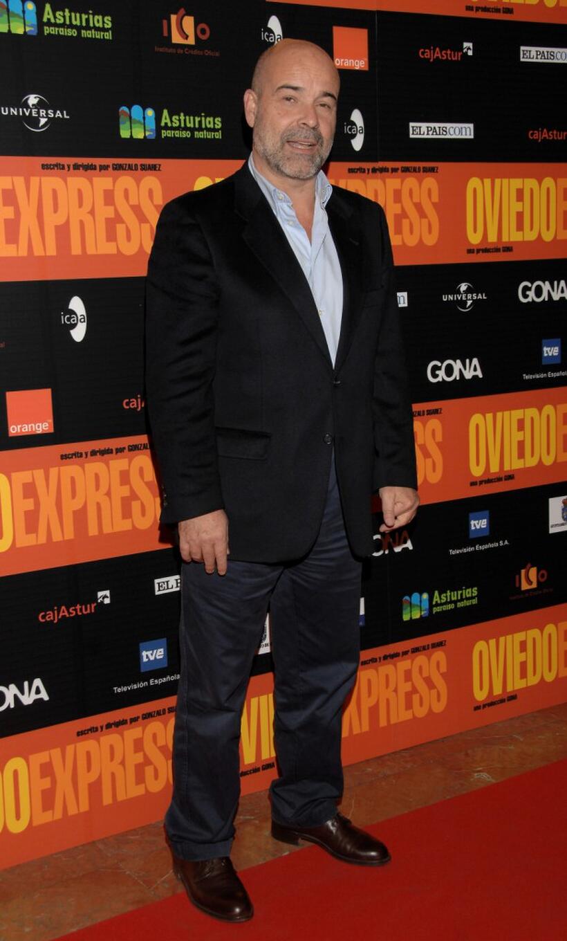 Antonio Resines at the photocall of "Oviedo Express."