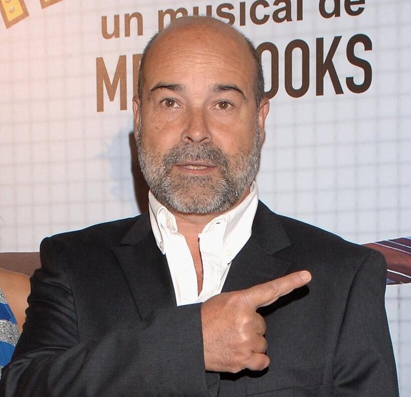 Antonio Resines at the premiere of "The Producers."