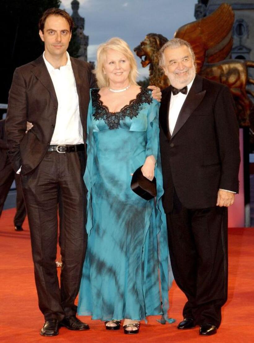 Neri Marcore, Katia Ricciarelli and Director Pupi Avati at the premiere of "La Seconda Notte Di Nozze" during the 62nd Venice Film Festival.