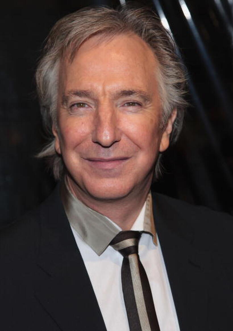 Actor Alan Rickman at the N.Y. premiere of "Sweeney Todd: The Demon Barber of Fleet Street."