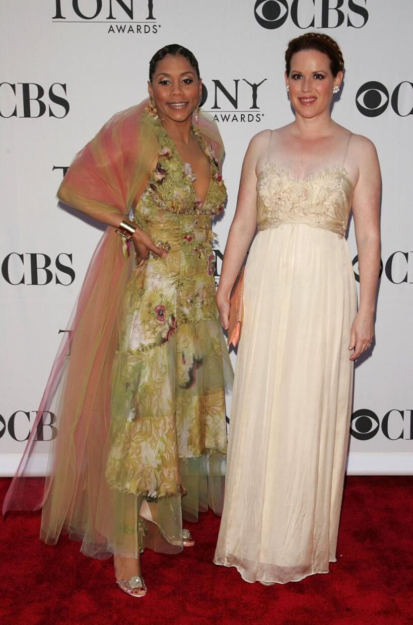 Molly Ringwald and Elisabeth Withers-Mendes at the 60th Annual Tony Awards.